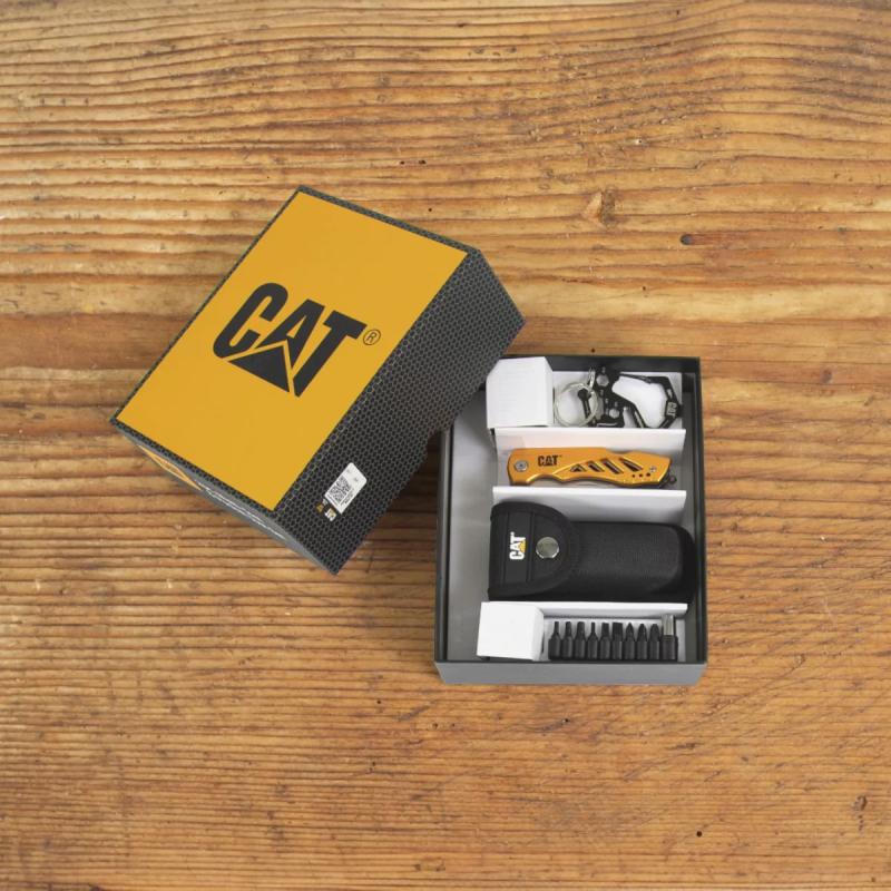 CAT Multi-tool med bitsæt og nøglering-værktøj