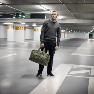 More weekendtaske i olive