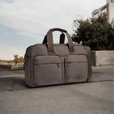 More weekendtaske i brun