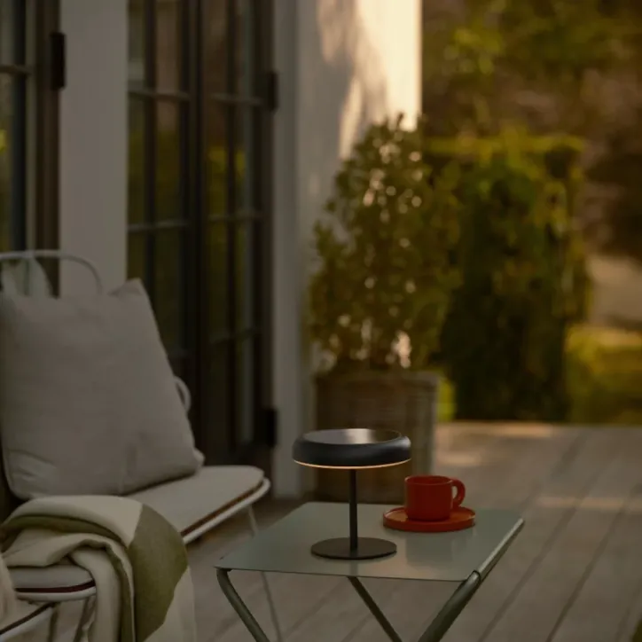 Elmer solar batterilampe sort - 1