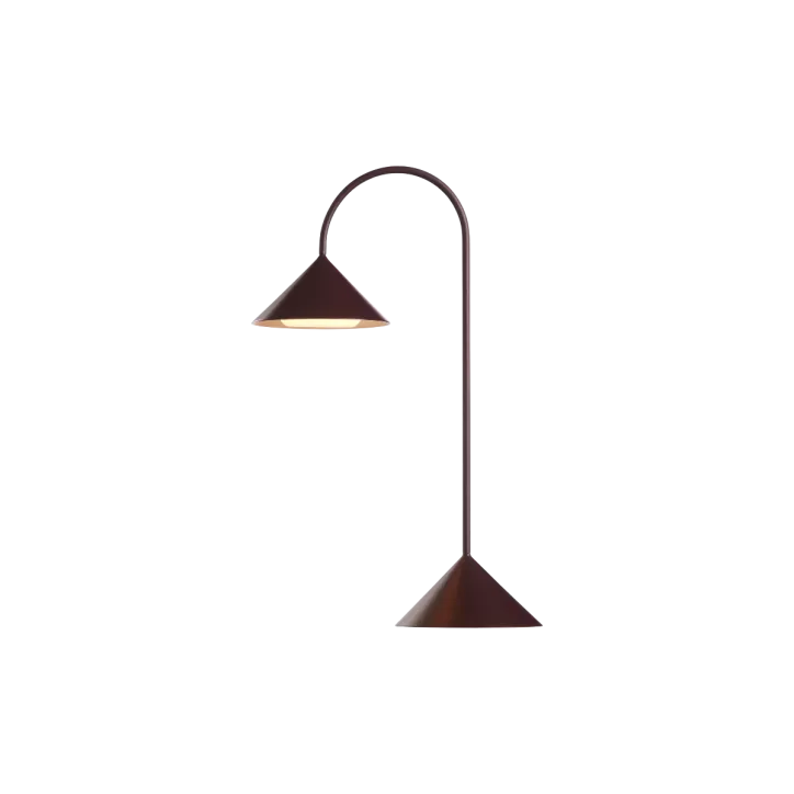 Frandsen GRASP transportabel bordlampe i mat beetroot 47 cm