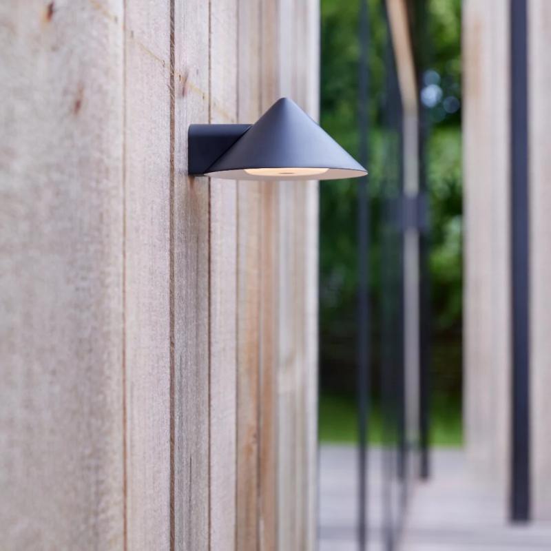 GRASP WALL væglampe 17 cm matt sort - 2