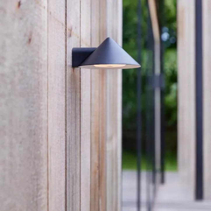 Frandsen GRASP WALL væglampe i mat sort 17 cm