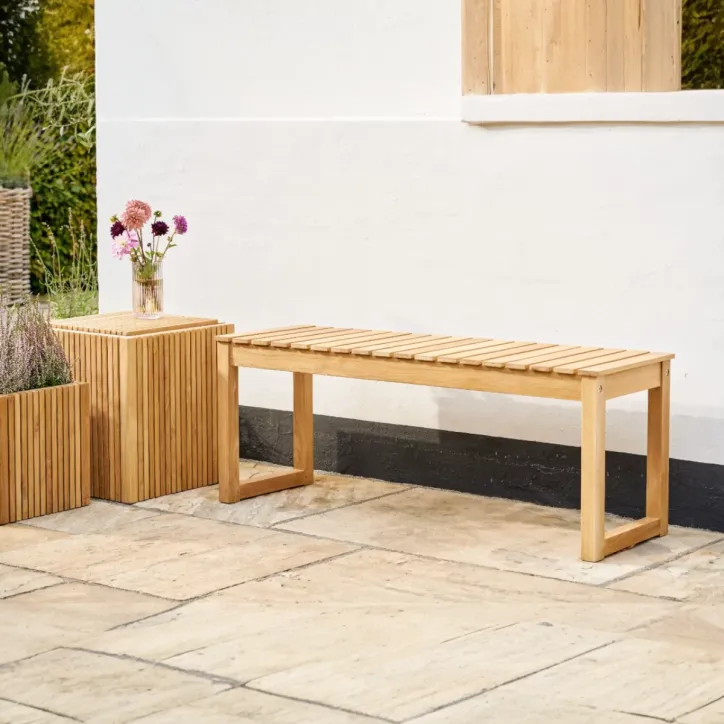 Noble Denmark Langelinie bænk i teak 110 cm