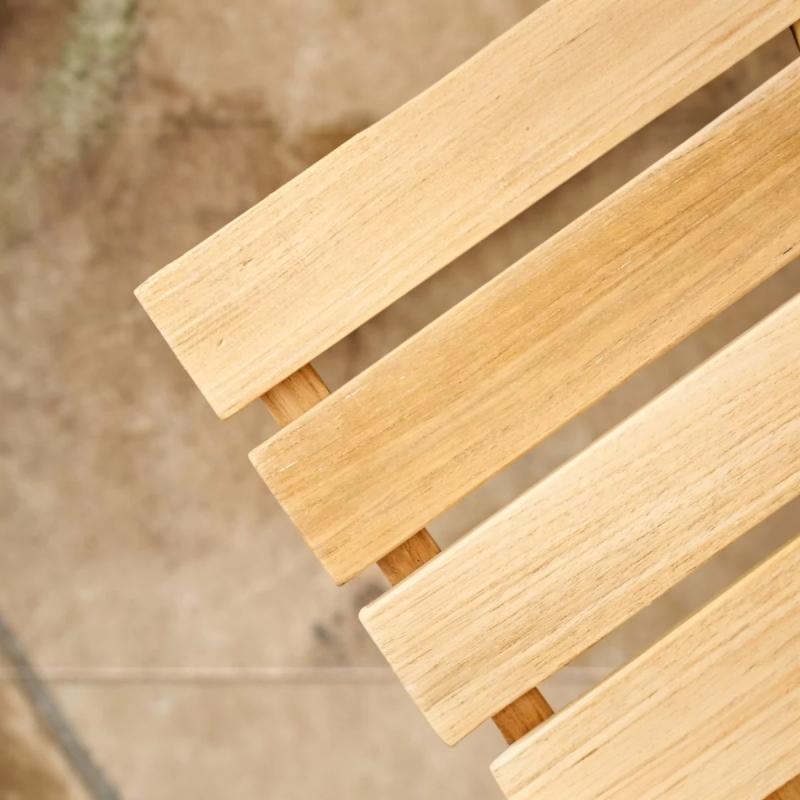 Noble Langelinie bænk i teak 110 cm - 1