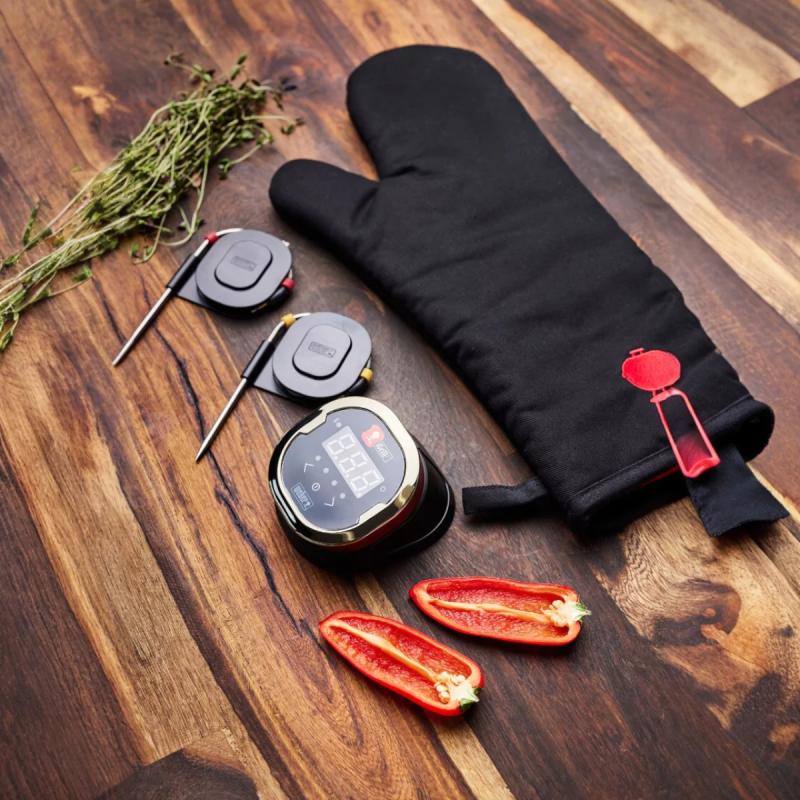 Weber iGrill 2 termometer, følere og grillhandske