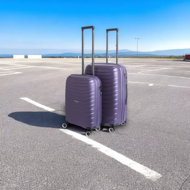 Bon Gout Madrid Kuffertsæt i Purple 55 og 75 cm