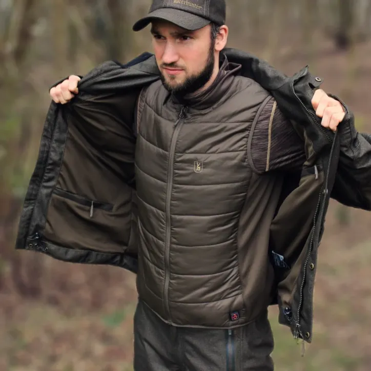 Deerhunter heat indervest i deep green
