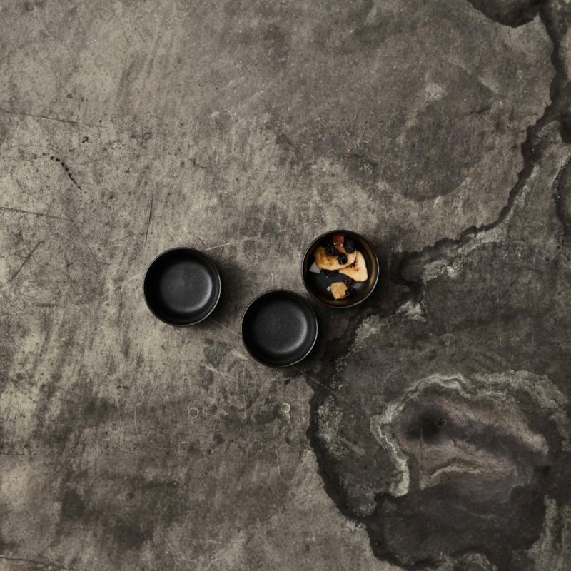 AIDA mini skåle i 3 dele titanium black - 1