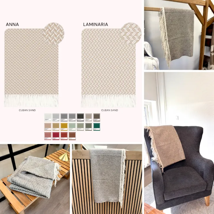 OSLO uldplaid 130 x 190 cm