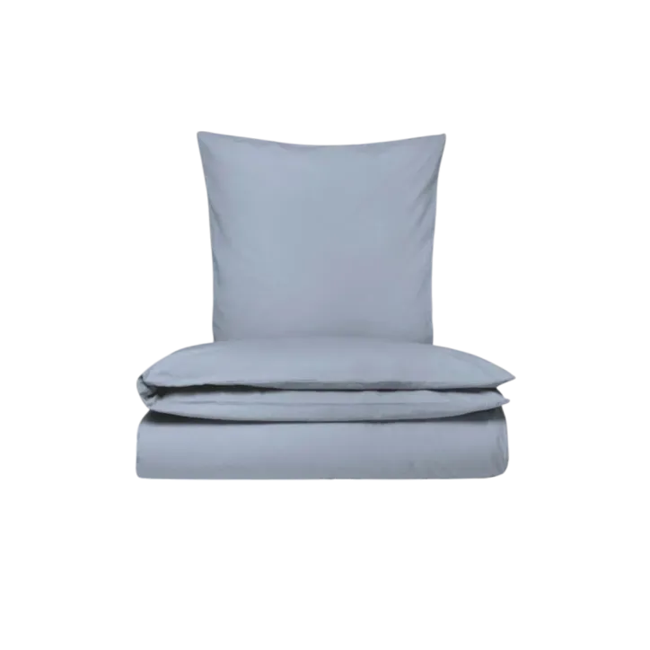 Sekan Percale sengesæt 140x220 cm i dueblå