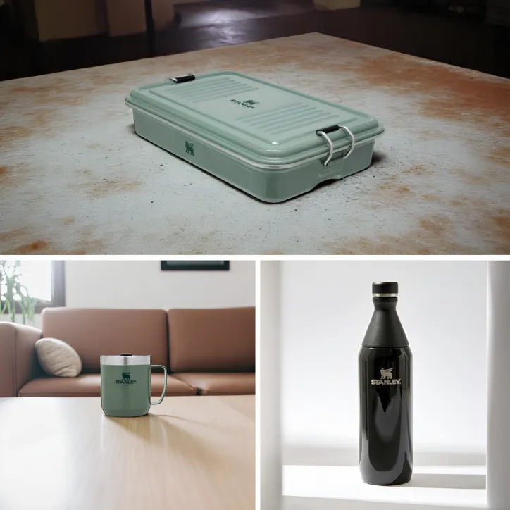 Stanley Madkasse, Camp Mug 0,23L, Slim Bottle 0,6L