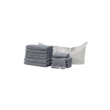 Damask håndklæder i ocean grey i Gave XXL