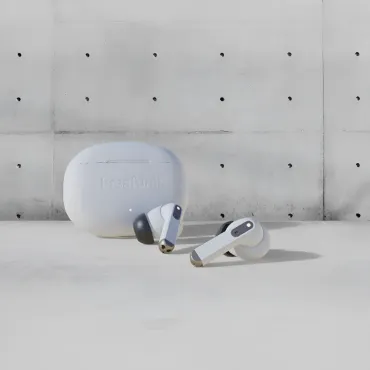 Kreafunk in-ear høretelefoner i hvid