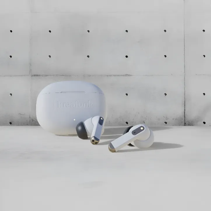 Kreafunk in-ear høretelefoner i hvid