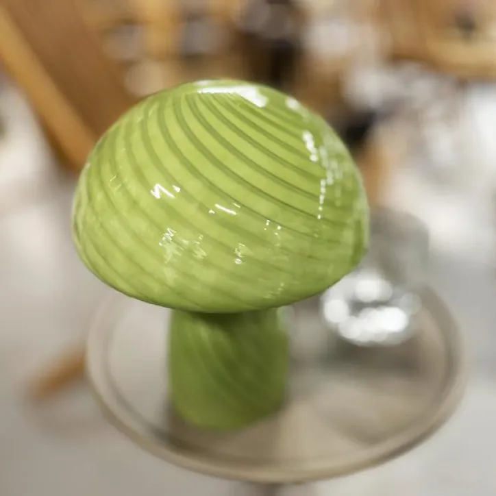 Dyberg Larsen Mushroom bordlampe i grøn
