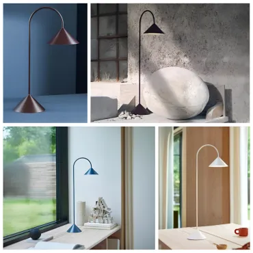 Frandsen GRASP transportabel bordlampe i H72 cm, flere farver