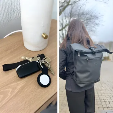 Rolltop Rygsæk med iTag Tracker 4-pak
