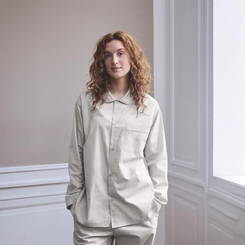Klassisk percalevævet pyjamas - S/M, M/L, L/XL
