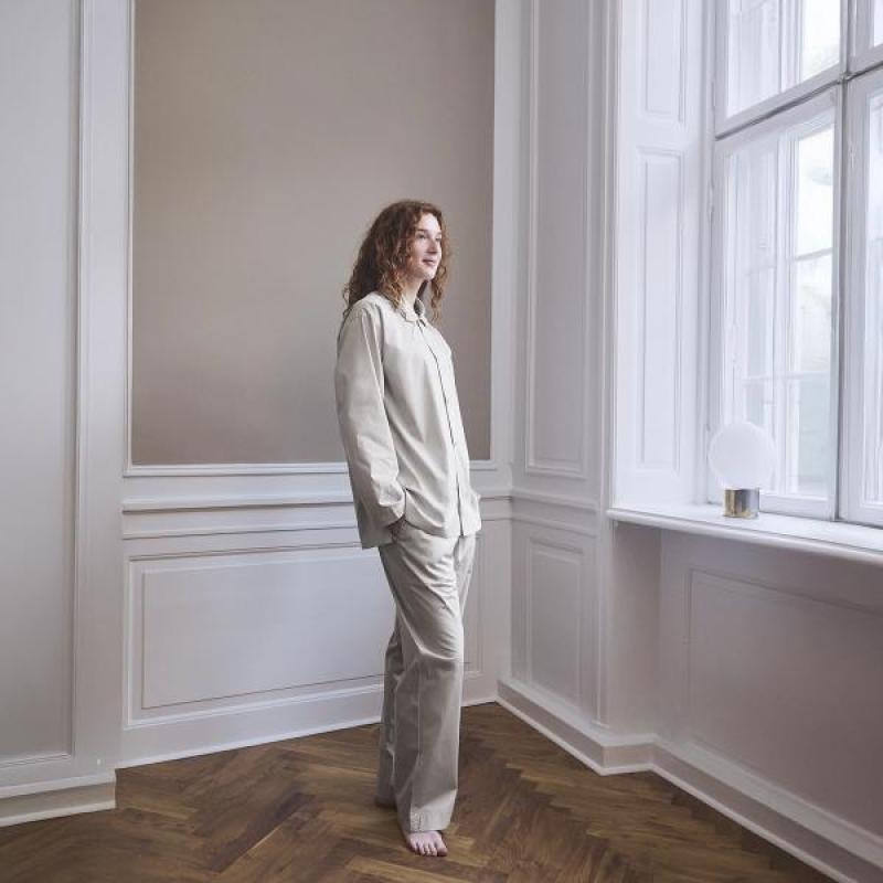 Klassisk percalevævet pyjamas - S/M, M/L, L/XL - 1