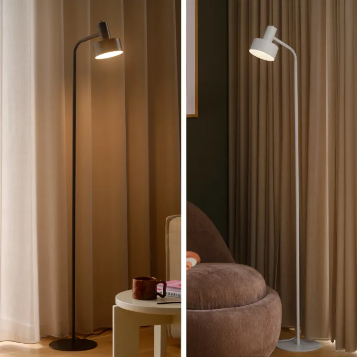 Nordlux Matis gulvlampe i sort eller hvid