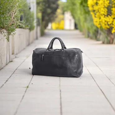 Weekendtaske vintage i sort