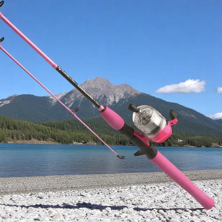 Kinetic RamaSjang børnefiskestang - pink