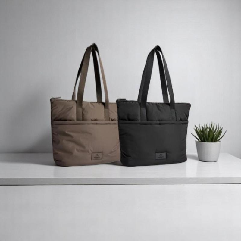 Perry shopper skuldertaske i sort eller brun