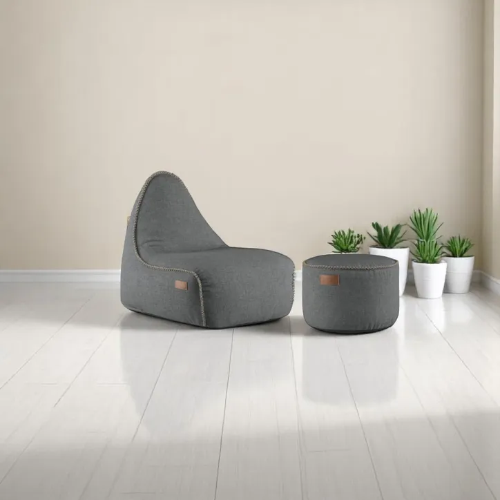 RETROit Pouf udendørs sækkestol med puf - 2