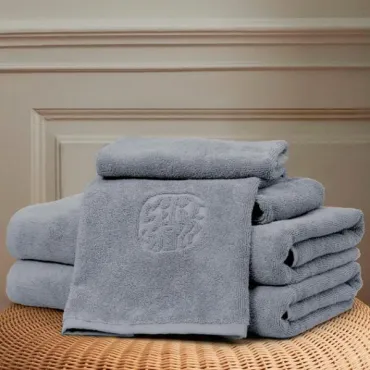 Håndklædepakke med 4 stk. i ocean grey