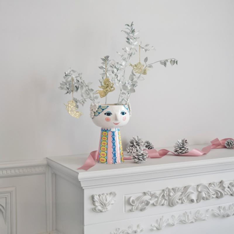Eva Vase H23,5 cm Rosa-Pink