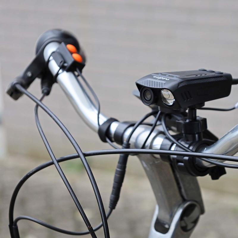 Nedis Cykelkamera med Full HD, LED-lys og horn