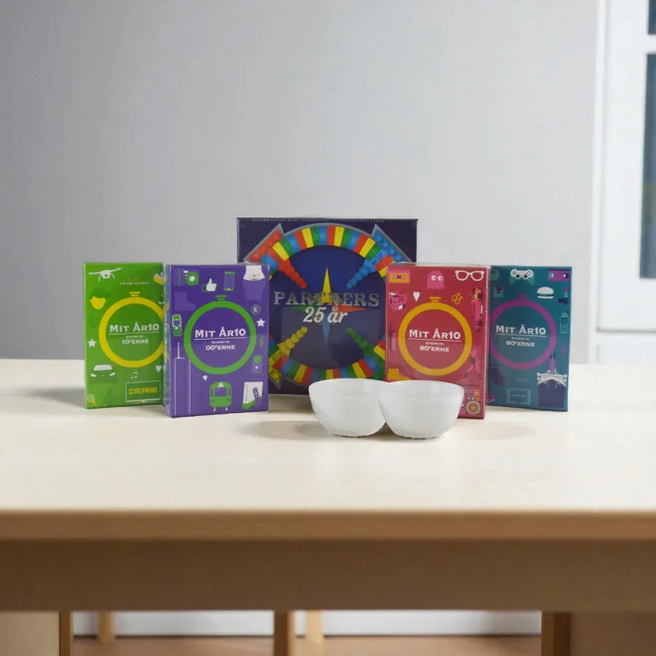 Royal Copenhagen, Brætspil, 2 stk. skål 24 cl