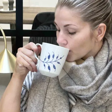 Royal Copenhagen Blå Mega skål og krus