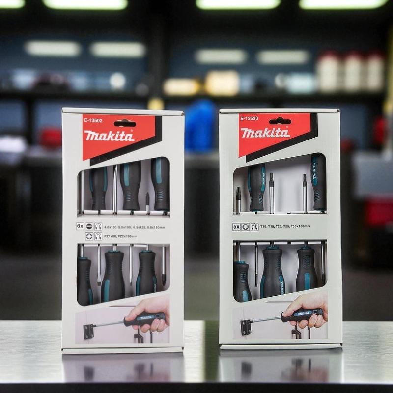 Makita 6 Skruetrækkere 6 og 5 torx sæt 