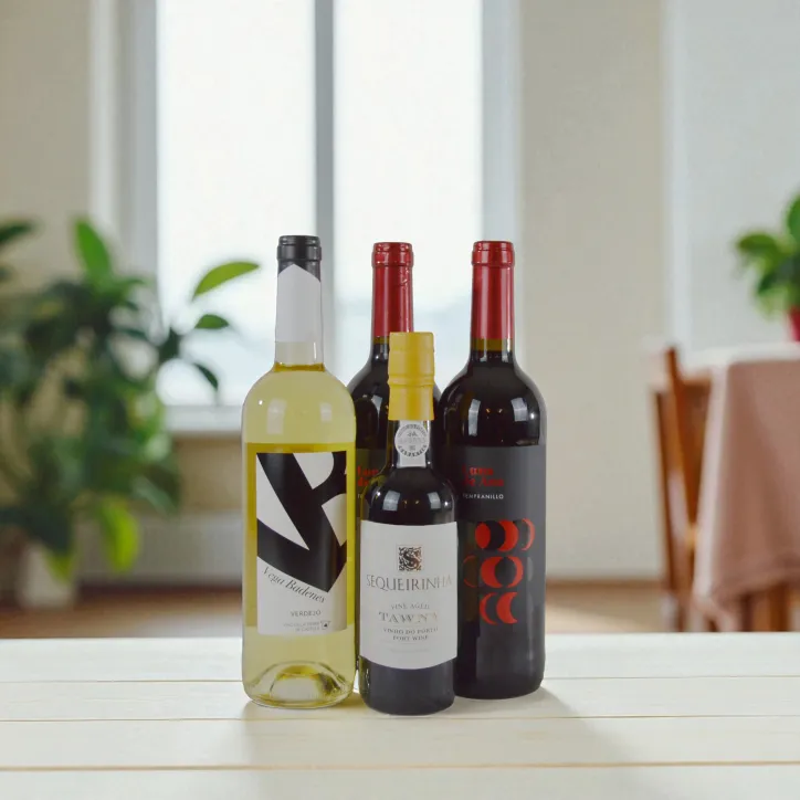 Vingave med rød-, hvid- og portvin