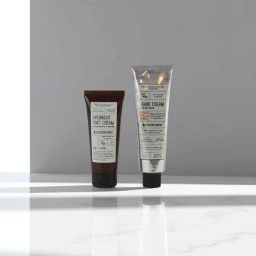 Ecooking Håndcreme 75 ml & Natcreme til Fødder 75 ml