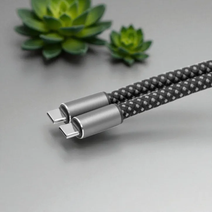 USB-C ladekabel i genanvendt PET og aluminium - 1