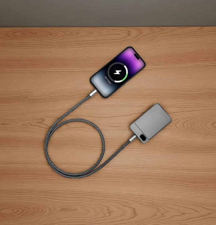 USB-C ladekabel i genanvendt PET og aluminium - 2