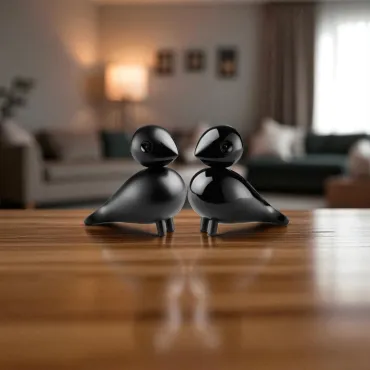 Kay Bojesen Turtelduer sort