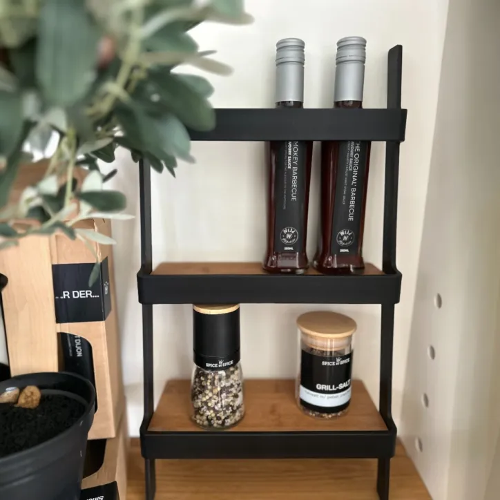 Eva Solo Nordic Kitchen Mini Reol i sort bambus