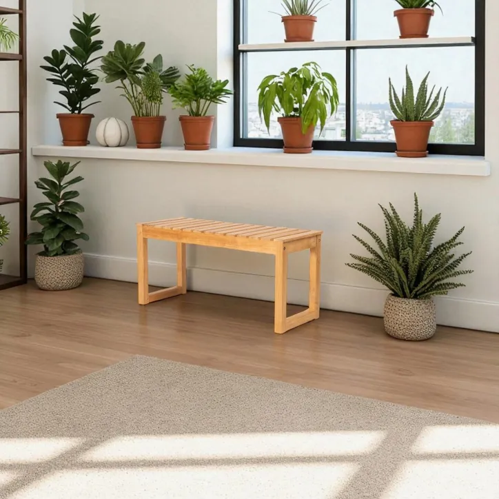 Noble Denmark Langelinie bænk i teak 90 cm