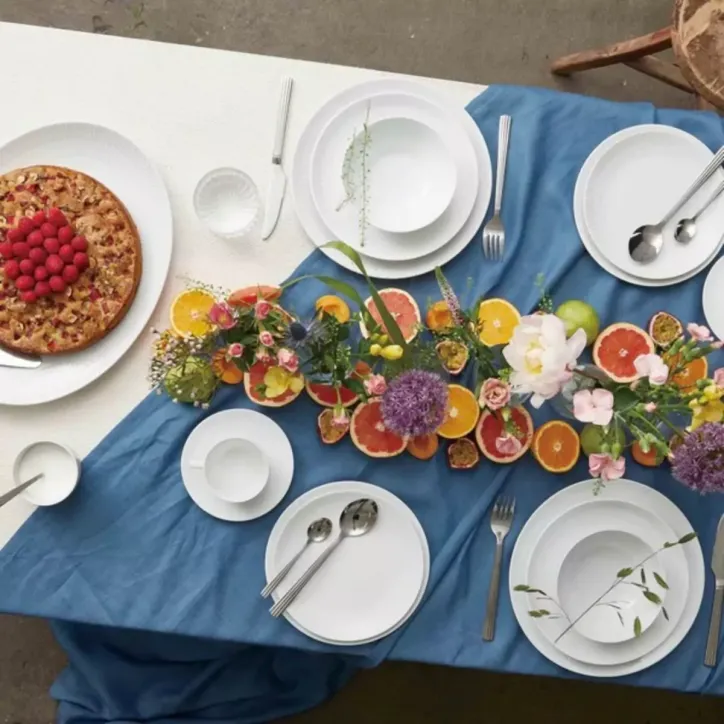 AIDA relief 16-dele stel, med salatskål og fad