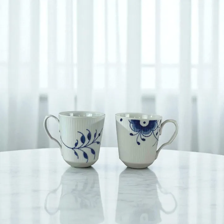 Royal Copenhagen kande, Krus og skål 