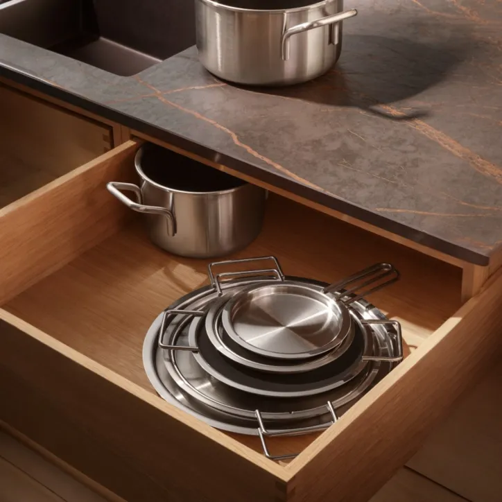 Eva Trio grydesæt, Georg Jensen Damask køkkenpakke