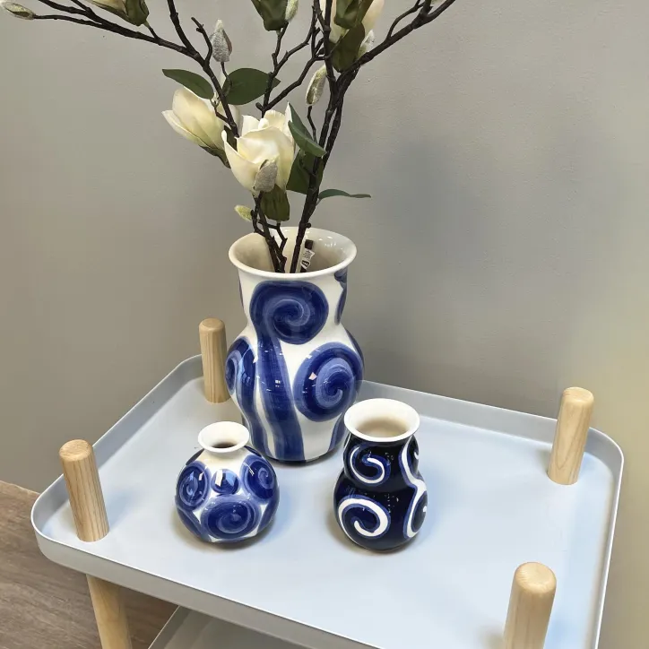 Normann Rullebord, Kähler vase 10, 13 og 22,5 cm