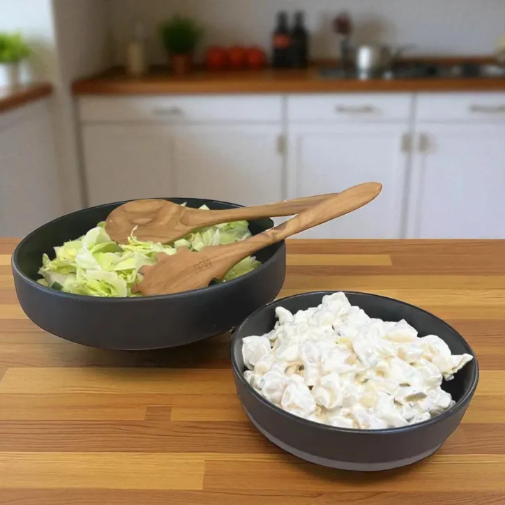 AIDA stentøjs skålesæt og salatbestik