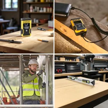 Stanley afstandsmåler og vaterpas