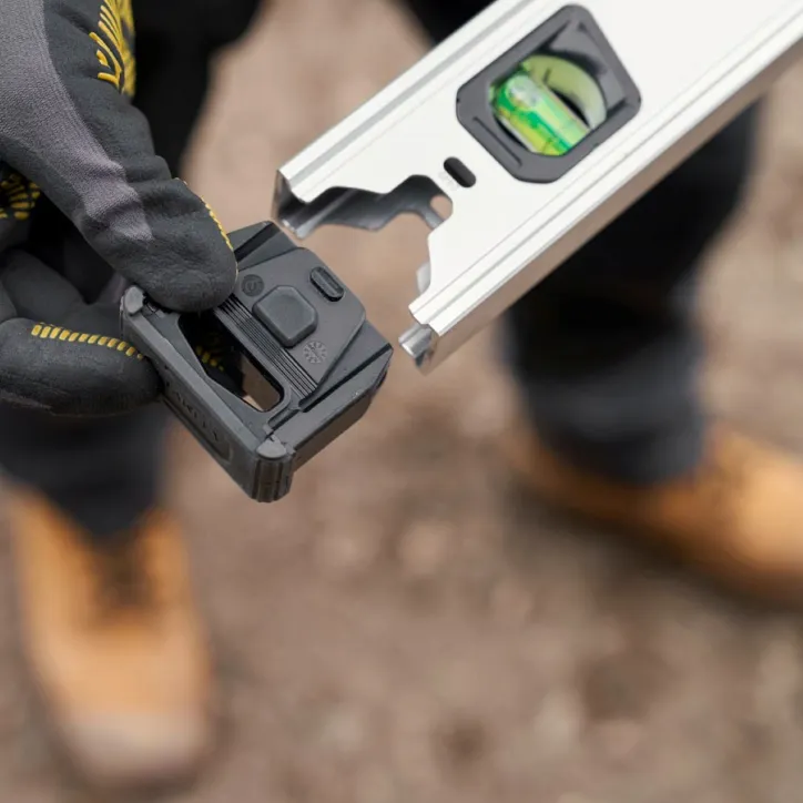 Stanley TLM40 afstandsmåler, BoxBeam vaterpas