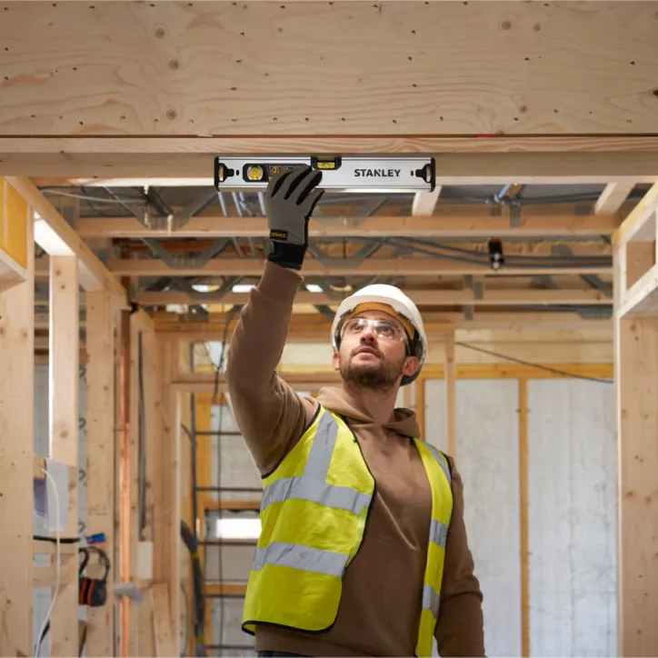 Stanley TLM40 afstandsmåler, BoxBeam vaterpas